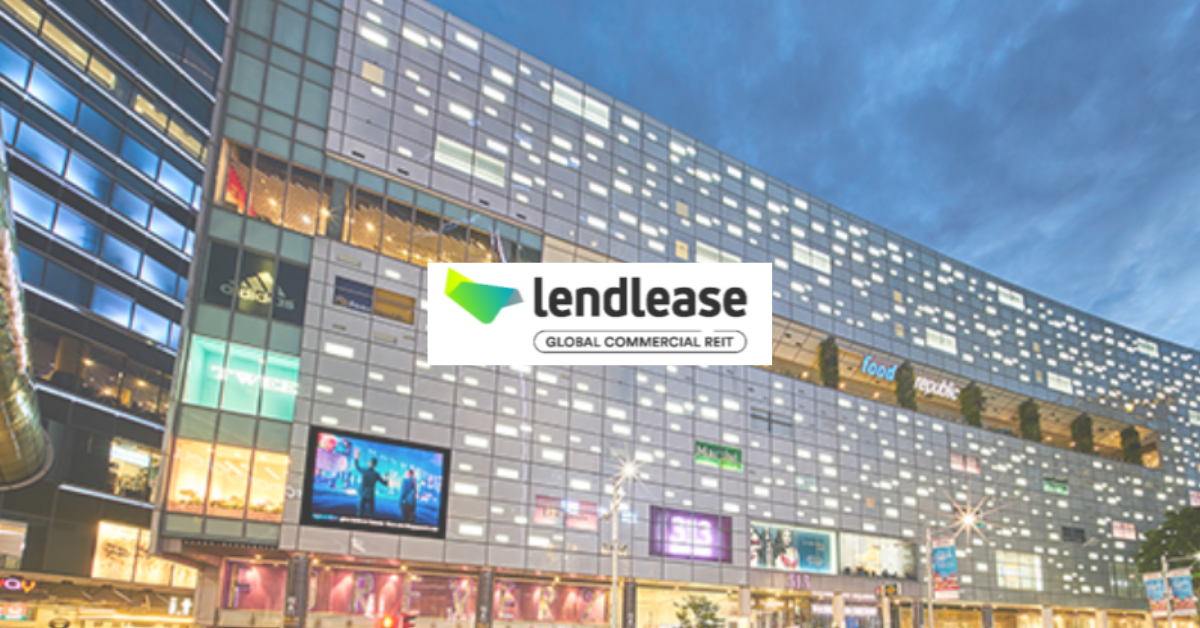 [UPDATE] 313@somerset sold to upcoming Lendlease Global Commercial REIT for  just over $1 bil - Singapore Property News